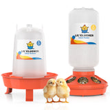 1L Chick Feeder, 1.5L Chick Waterer