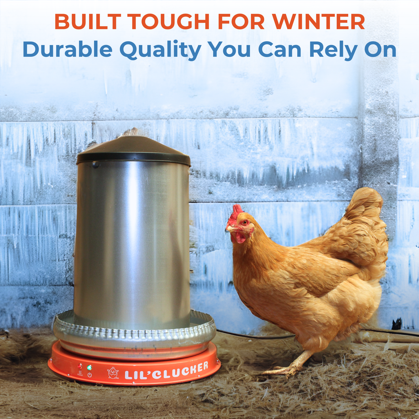 frost-free poultry waterer