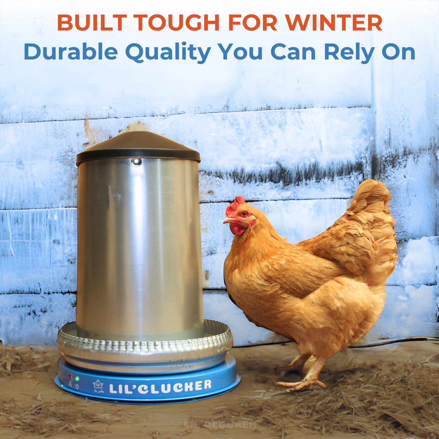 Chicken Waterer Heated Base (Blue)