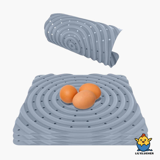 Washable Chicken Nesting Pads for Laying Eggs - Gray - Lil'Clucker
