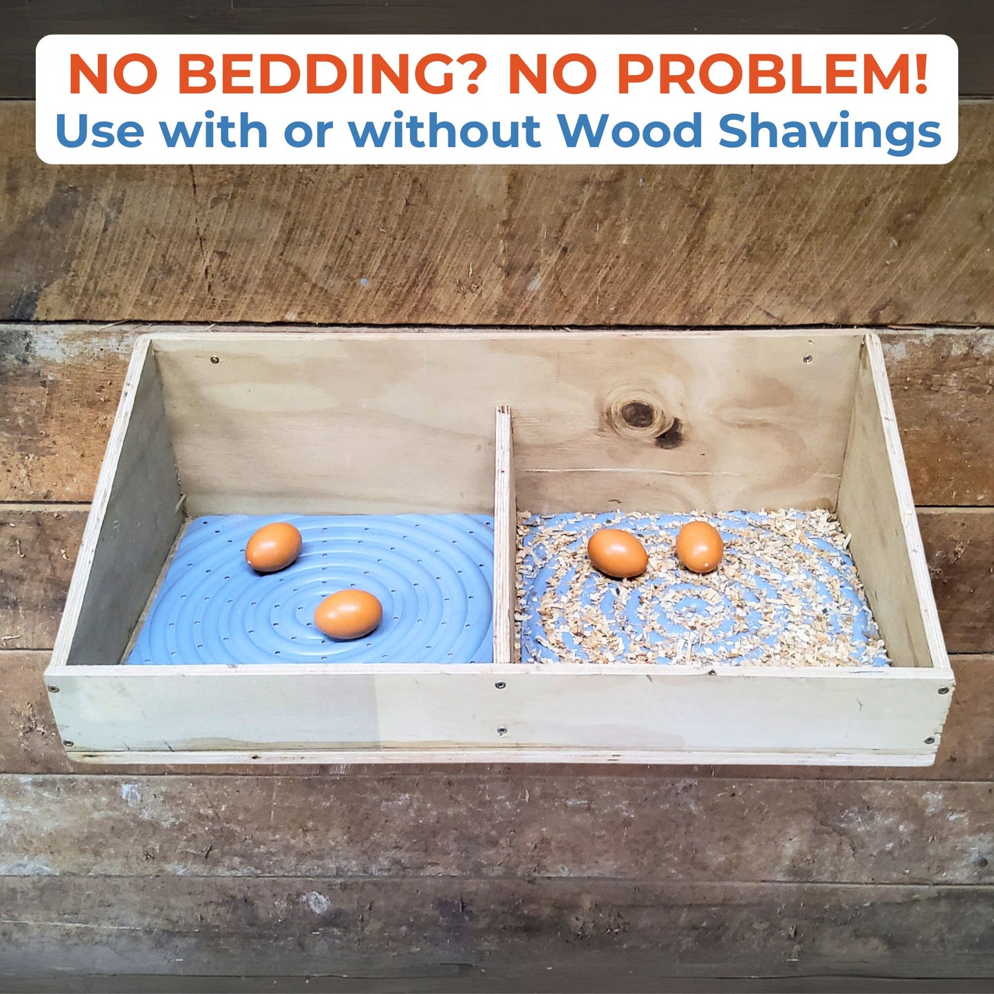Washable Chicken Nesting Pads for Laying Eggs - Gray