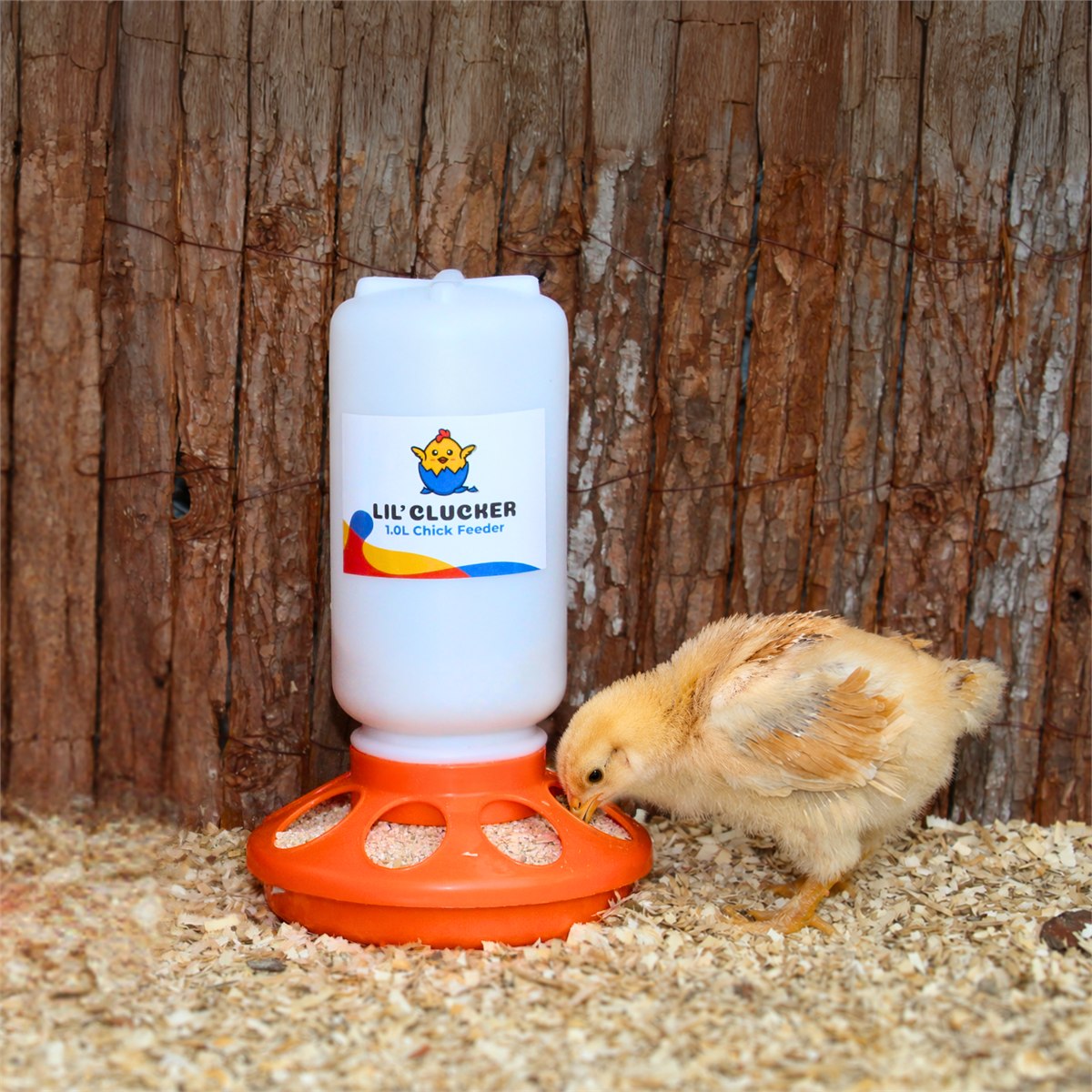The feeder with its no-waste feed openings and anti-tip base