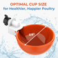 Large Automatic Chicken Waterer Cups (Orange)