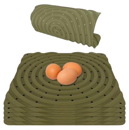Washable Chicken Nesting Pads for Laying Eggs - Olive Branch - Lil'Clucker