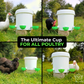 Large Automatic Chicken Waterer Cups - Green [Spring Collection]