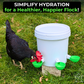 Large Automatic Chicken Waterer Cups - Green [Spring Collection]