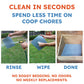 Washable Chicken Nesting Pads for Laying Eggs - Gray - Lil'Clucker