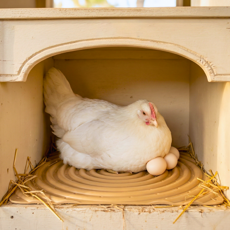 Washable Chicken Nesting Pads for Laying Eggs - Straw - Lil'Clucker