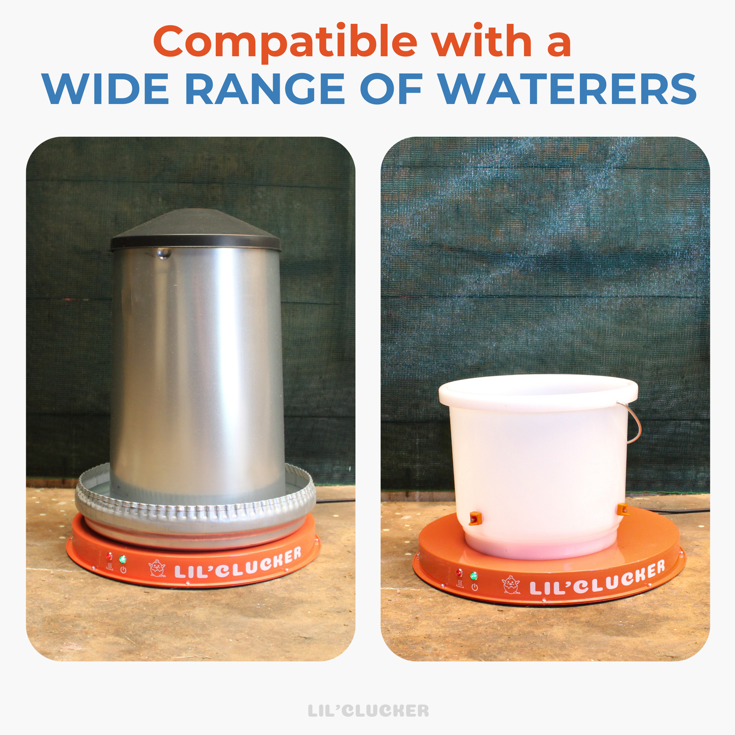 Chicken Waterer Heated Base (Orange)