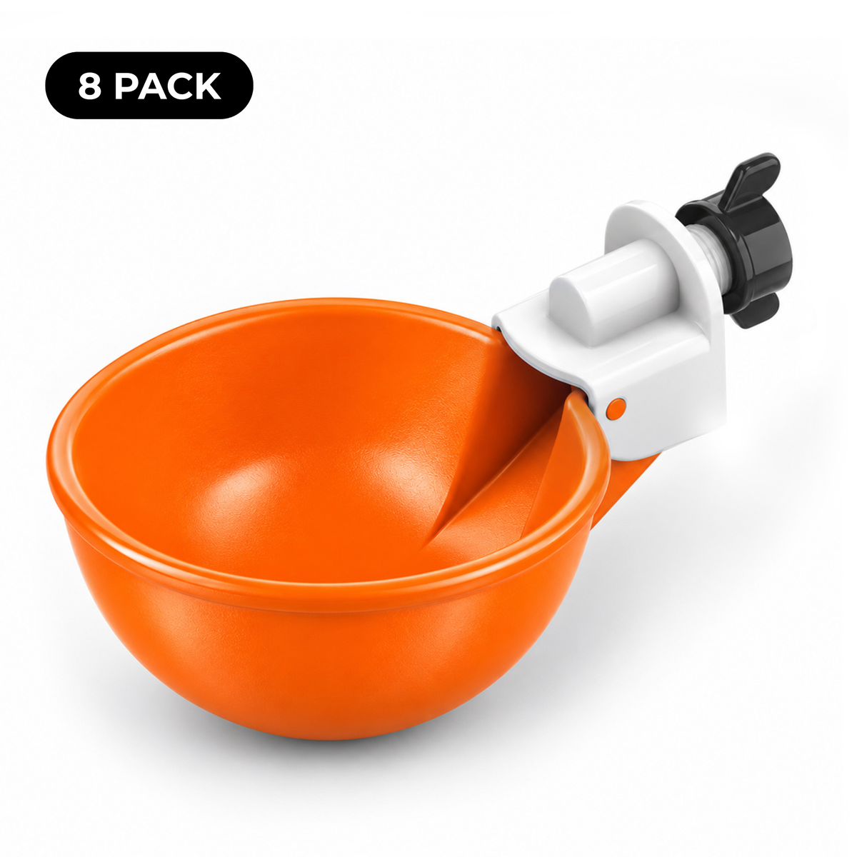 Large Automatic Chicken Waterer Cups (Orange)