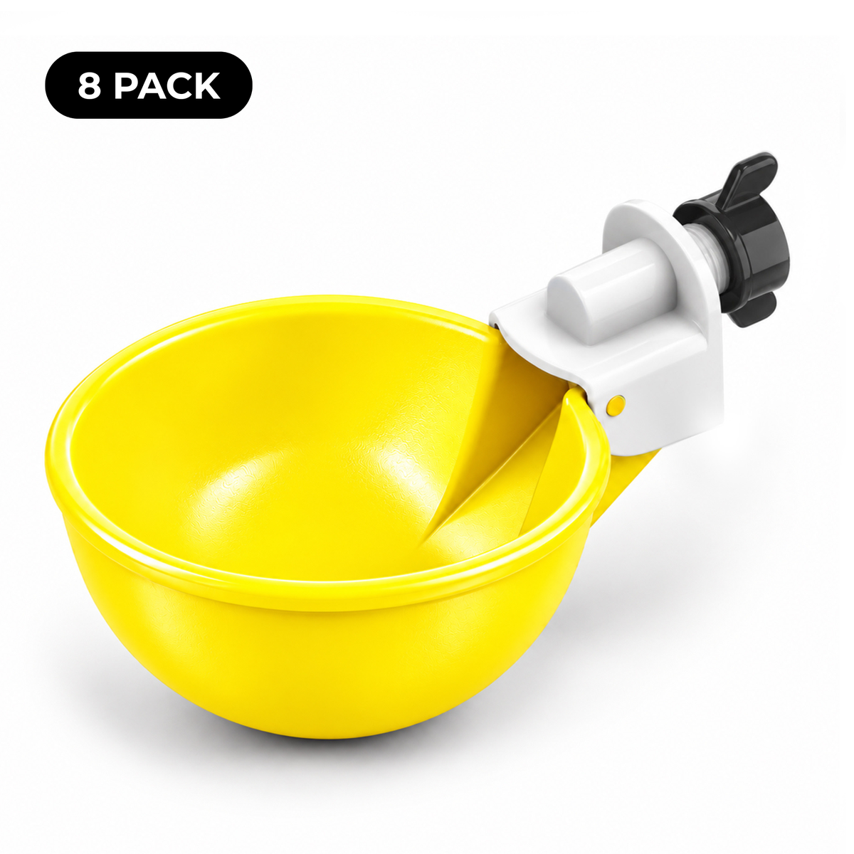 Automatic Chicken Waterer Cups, Yellow | Lil'Clucker