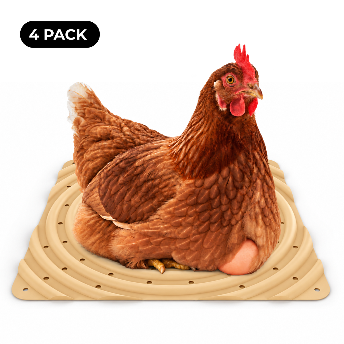 Washable Chicken Nesting Pads for Laying Eggs (Straw)